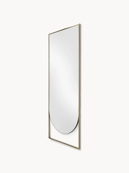 Miroir Doré Rectangulaire avec Détail Arrondi - 160 cm x 65 cm - Modernista Maroc
