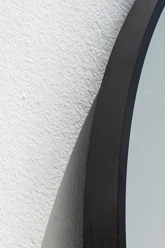 Miroir noir rond ( 5 Diamètre ) - Modernista Maroc