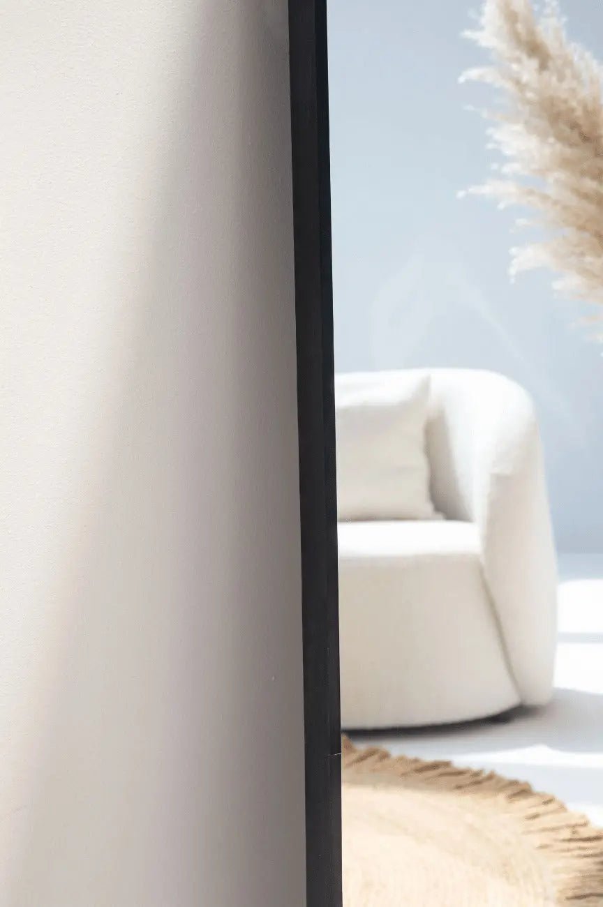 Miroir Rectangulaire Noir - Modernista Maroc