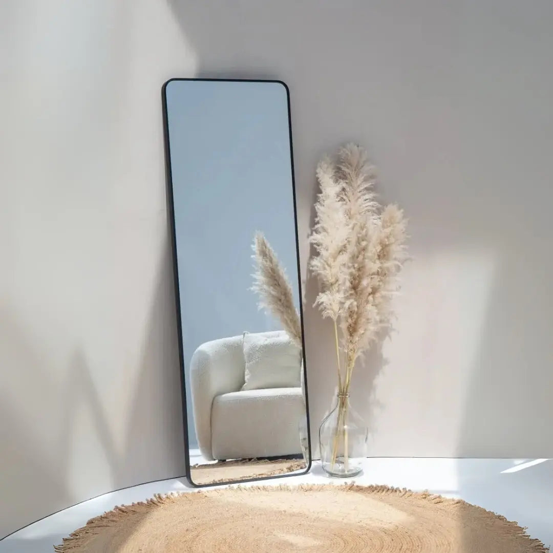 Miroir Rectangulaire Noir - Modernista Maroc