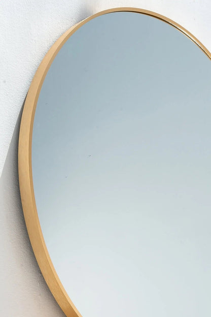 Miroir Rond Doré (7 Diamètres) - Modernista Maroc