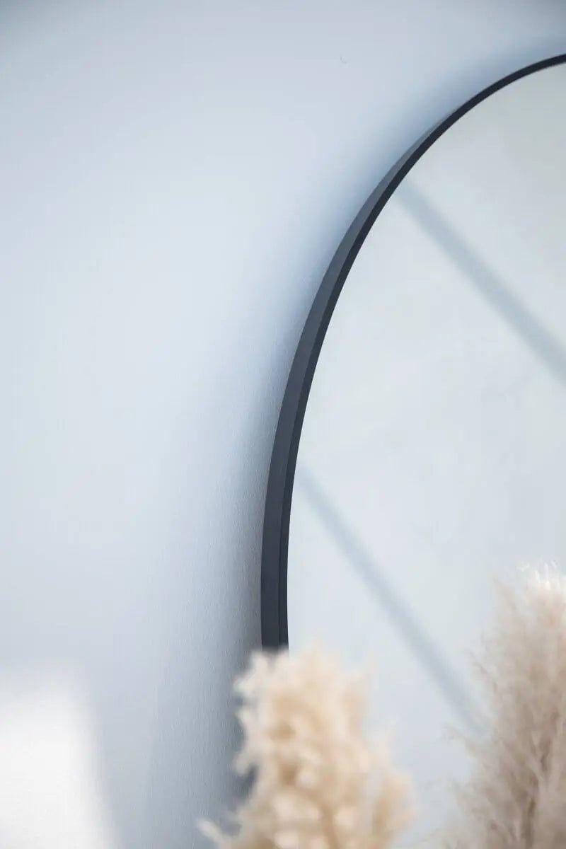 Miroir XXL Arqué Noir - Modernista Maroc