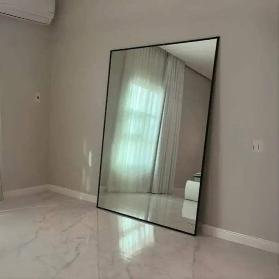 Miroir XXL Rectangulaire Noir - Dimensions 230 x 150 cm et 225 x 235 cm - Modernista Maroc
