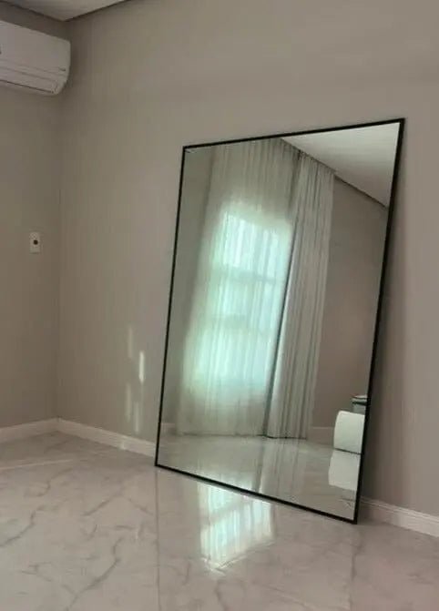 Miroir XXL Rectangulaire Noir - Dimensions 230 x 150 cm et 225 x 235 cm - Modernista Maroc