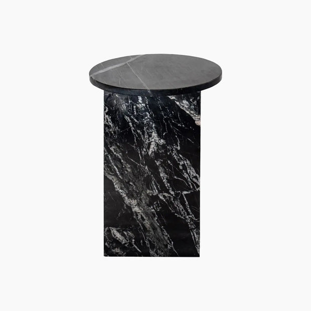 Table d'appoint en marbre Noir - Modernista Maroc