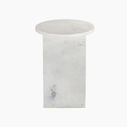 Table d'appoint en Marbre Blanc Saphir - Modernista Maroc