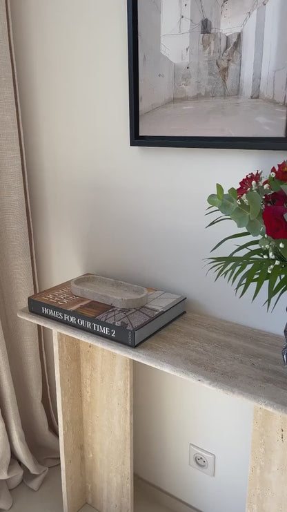 Console Athena 100% Travertin