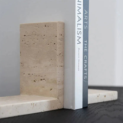 serre-livres en travertin - Modernista Maroc