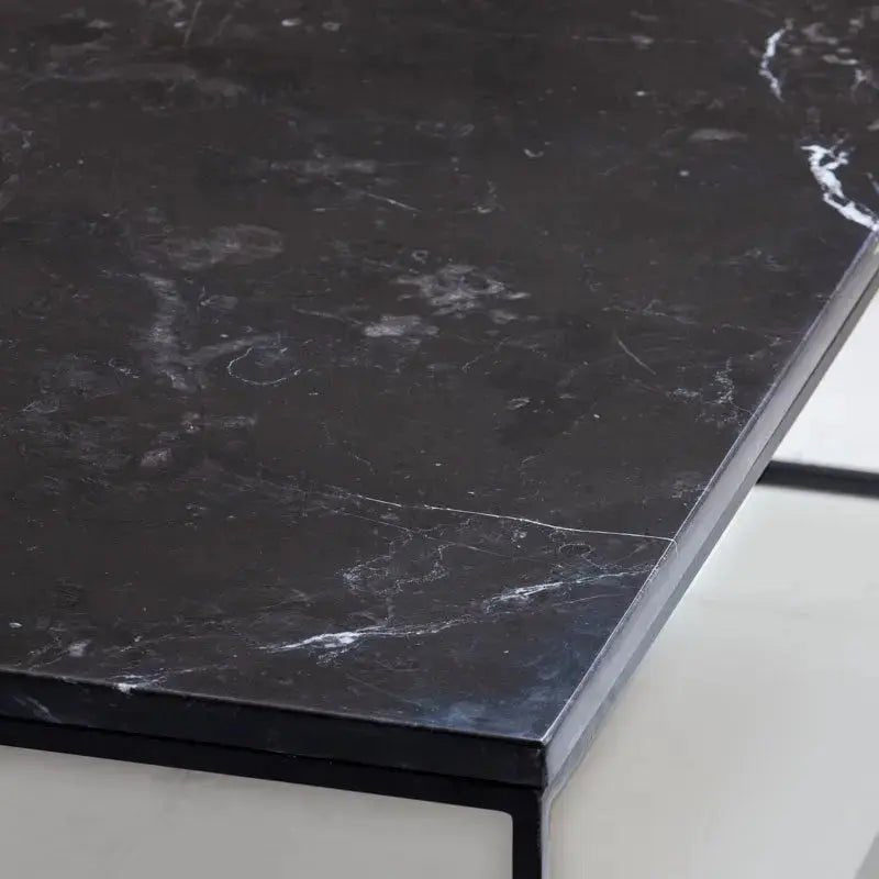 Table Basse Carrée en marbre blanc - Divers Marbre et Dimensions - Modernista Maroc