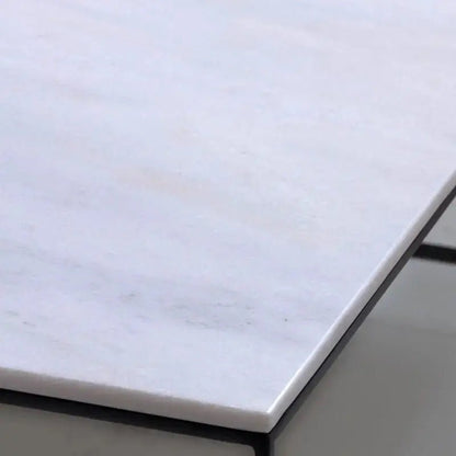 Table Basse Carrée en marbre blanc - Divers Marbre et Dimensions - Modernista Maroc