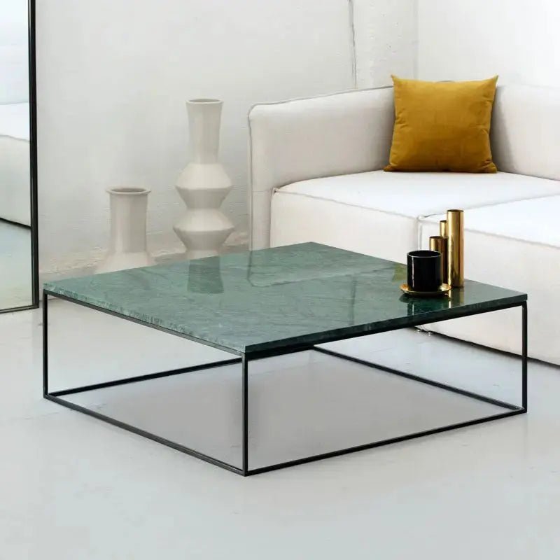 Table Basse Carrée en marbre blanc - Divers Marbre et Dimensions - Modernista Maroc