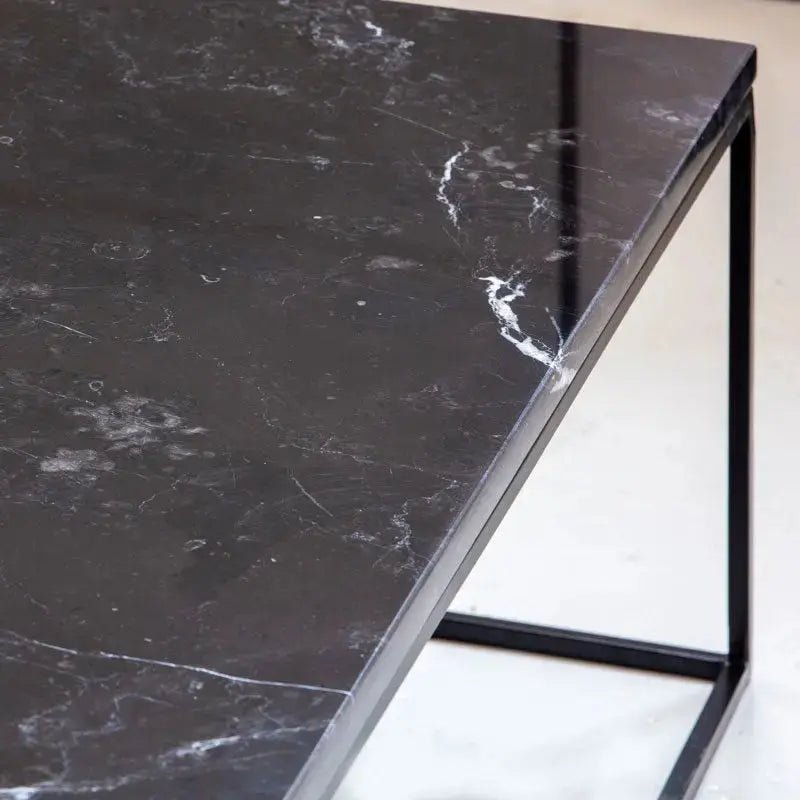 Table Basse Carrée en marbre blanc - Divers Marbre et Dimensions - Modernista Maroc