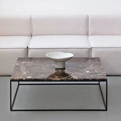 Table Basse Carrée en marbre blanc - Divers Marbre et Dimensions - Modernista Maroc
