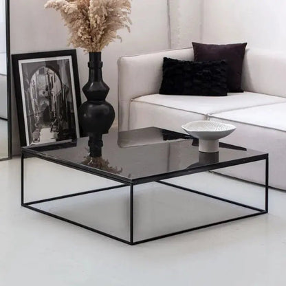 Table Basse Carrée en marbre blanc - Divers Marbre et Dimensions - Modernista Maroc