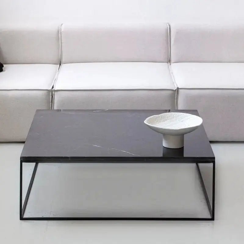 Table Basse Carrée en marbre blanc - Divers Marbre et Dimensions - Modernista Maroc