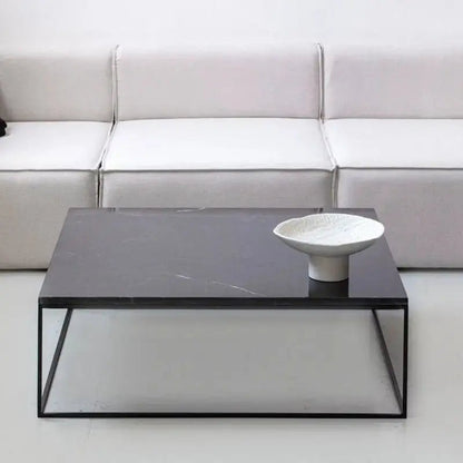 Table Basse Carrée en marbre blanc - Divers Marbre et Dimensions - Modernista Maroc