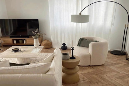 Table basse en Travertin Eros - Modernista Maroc
