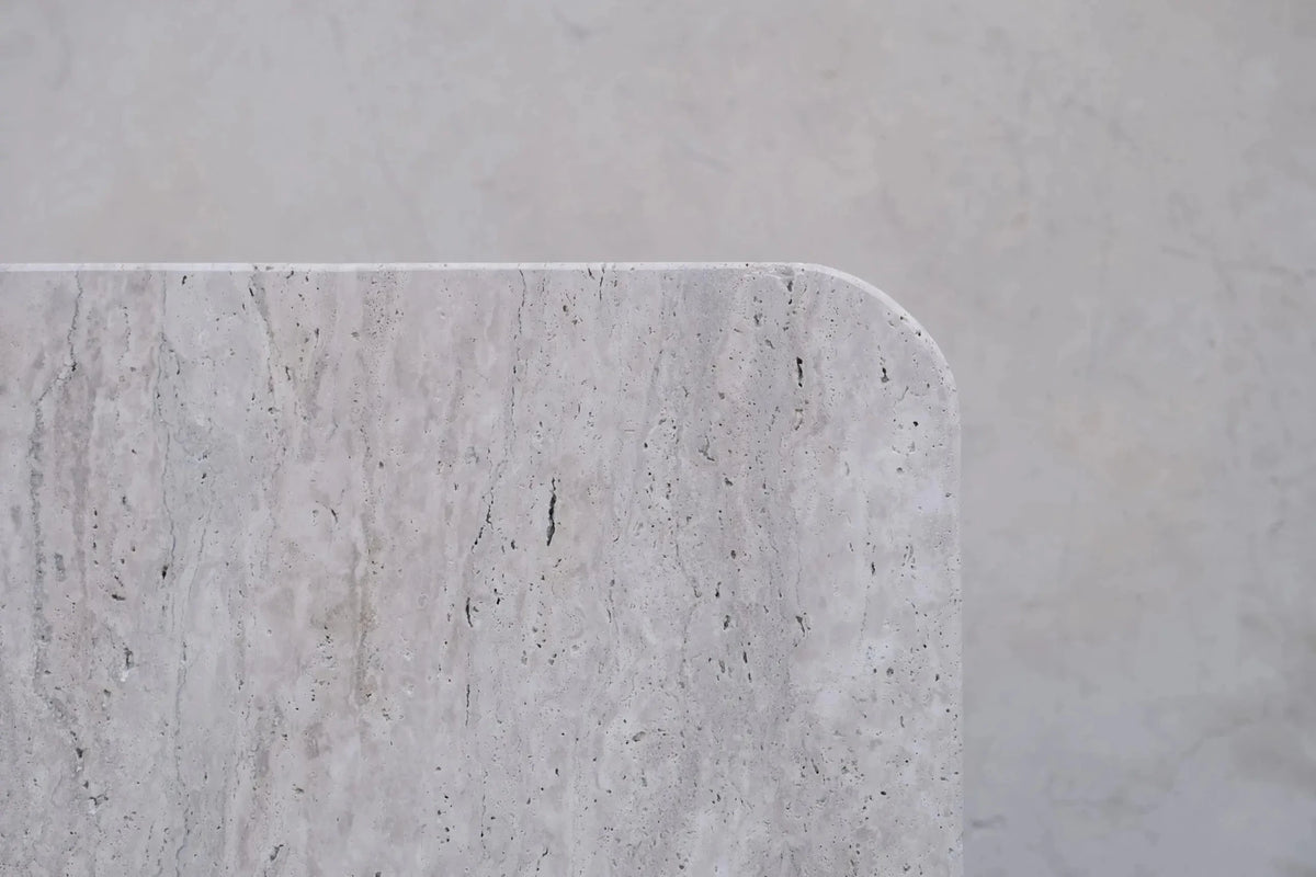 Table basse en Travertin Eros - Modernista Maroc