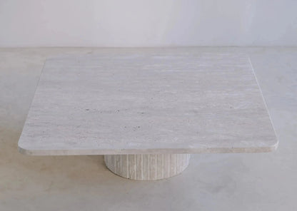 Table basse en Travertin Eros - Modernista Maroc