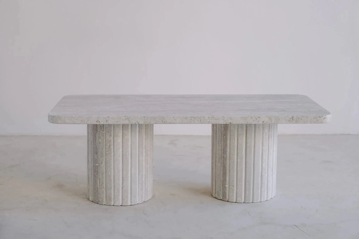 Table basse en travertin Olympia - Modernista Maroc