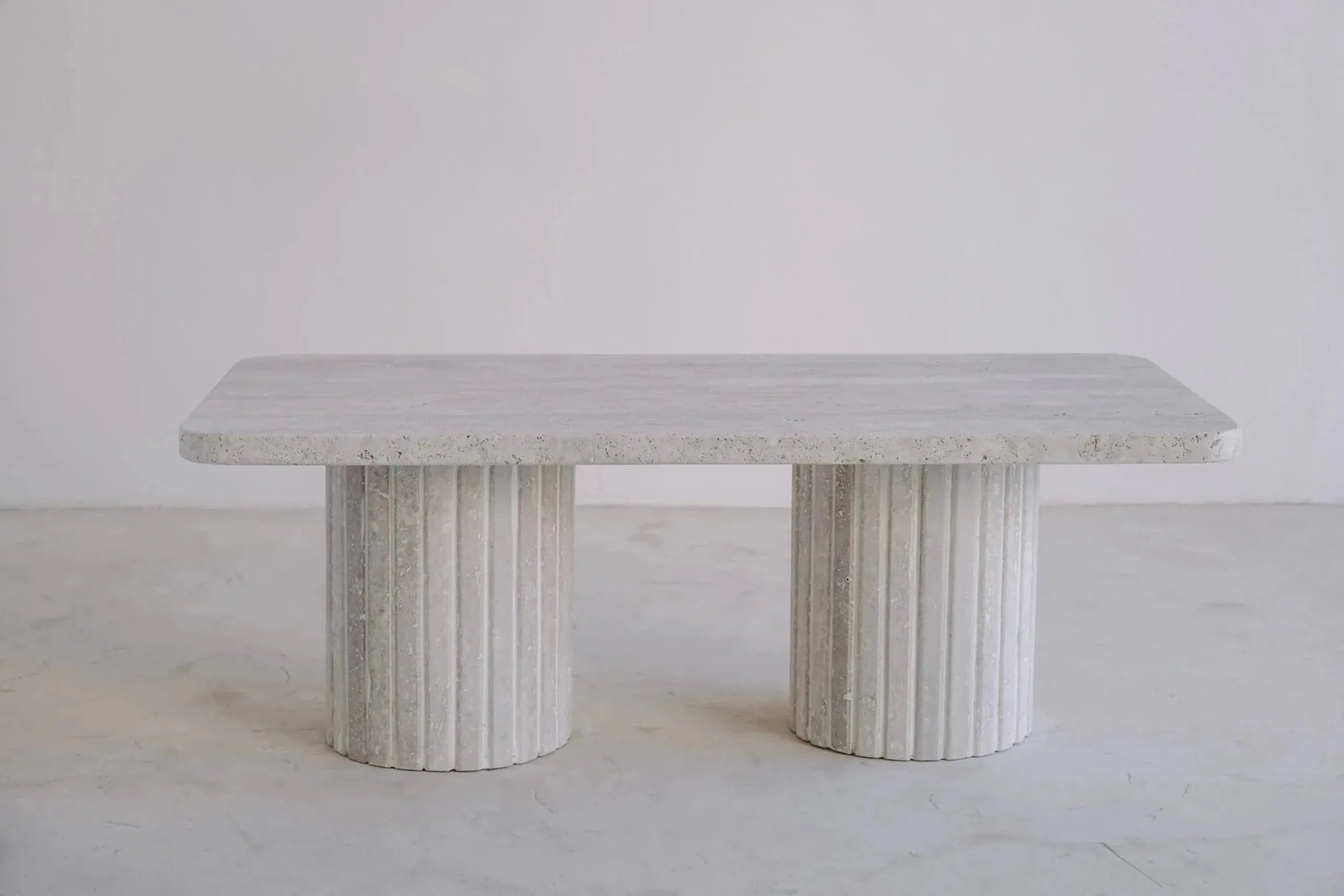Table basse en travertin Olympia - Modernista Maroc