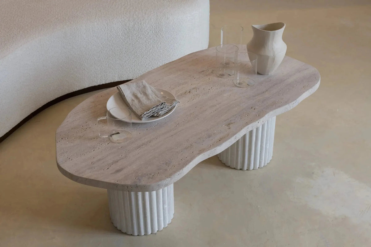 Table basse plateau forme organique Hades - Modernista Maroc