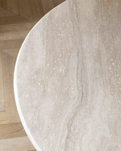 Table Basse Spinelle en Travertin - Modernista Maroc