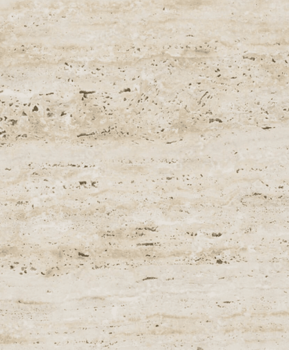 Détail des pores naturels du travertin beige