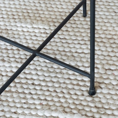 Table d’appoint Loraine en travertin - Modernista Maroc