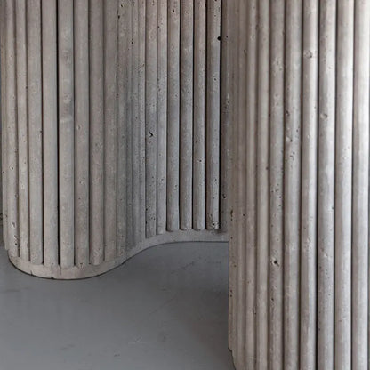 Table à manger en travertin Saphir - Modernista Maroc