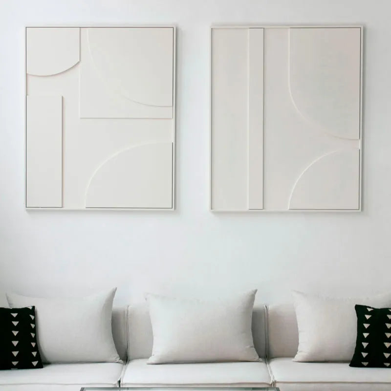 SHAPE 1 Tableau bois peinture satinée