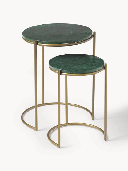 Tables Gigognes en Marbre Ella - Modernista Maroc