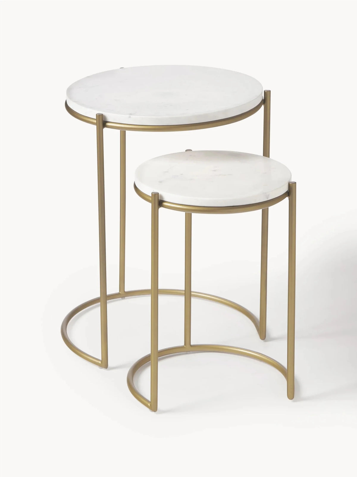 Tables Gigognes en Marbre Ella - Modernista Maroc