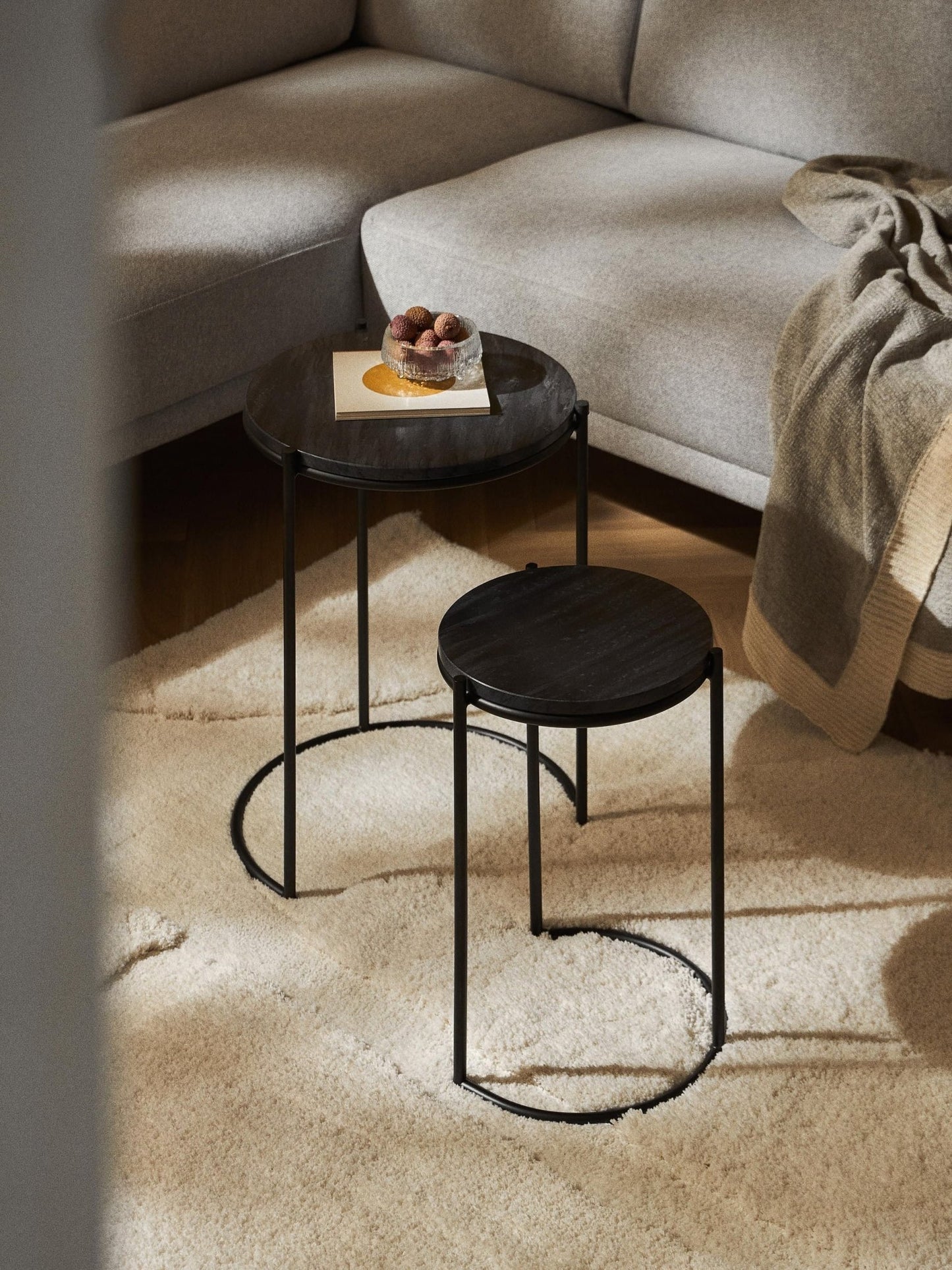 Tables Gigognes en Marbre Ella - Modernista Maroc