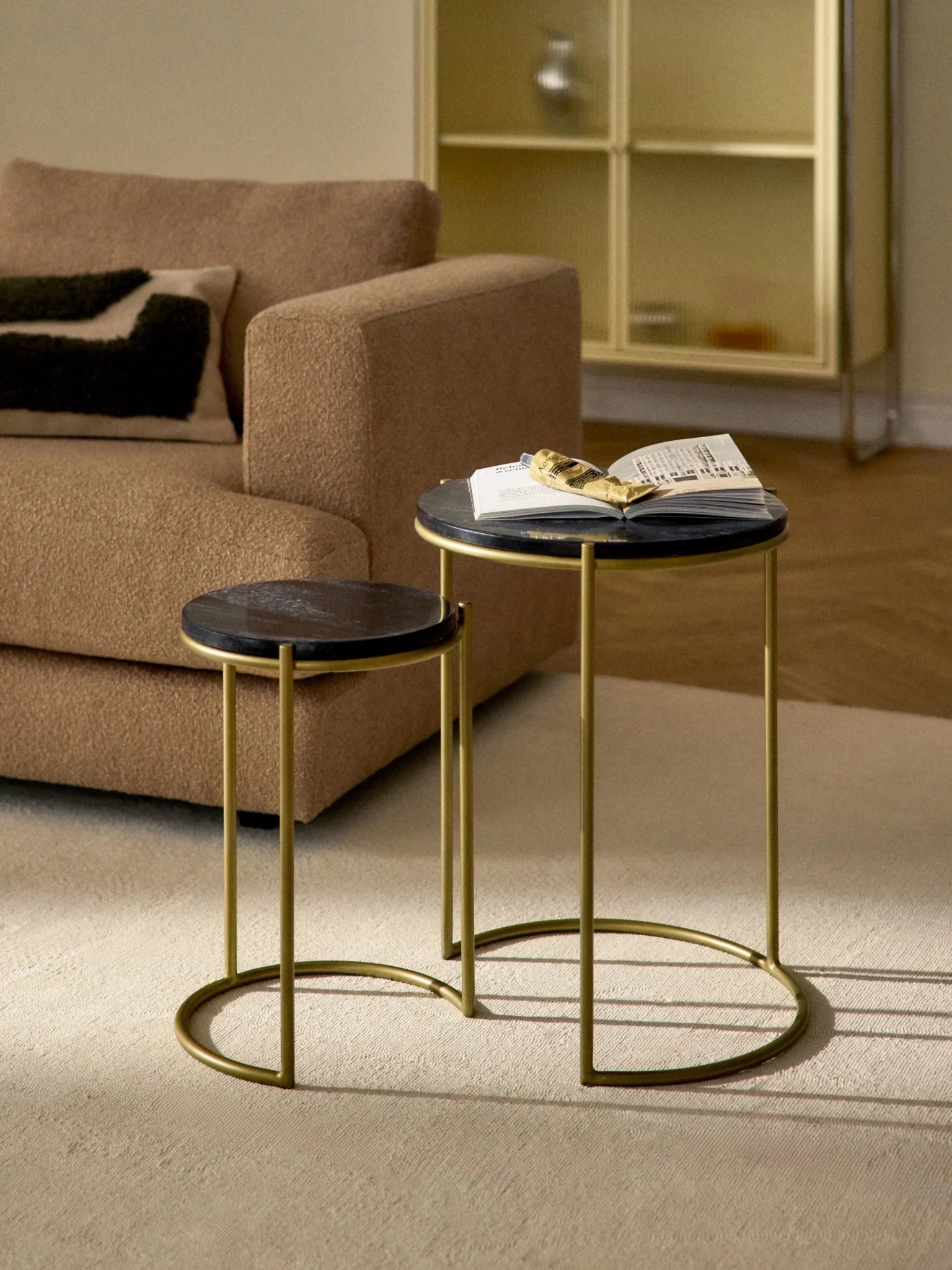 Tables Gigognes en Marbre Ella - Modernista Maroc