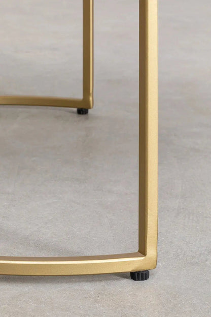 Tables Gigognes en Marbre – Oréa | Véritable Marbre Blanc - Modernista Maroc