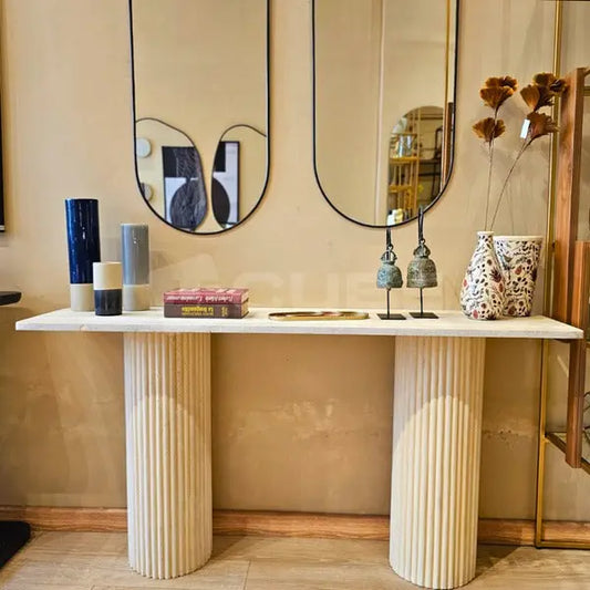 Console d'entrée en travertin Radiance