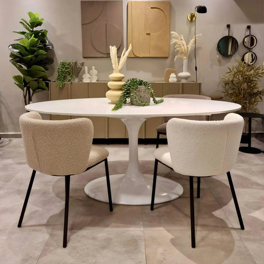 Chaise Lana – Bouclette – Ecru