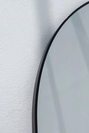 Miroir Mural Arqué Noir - Modernista Maroc