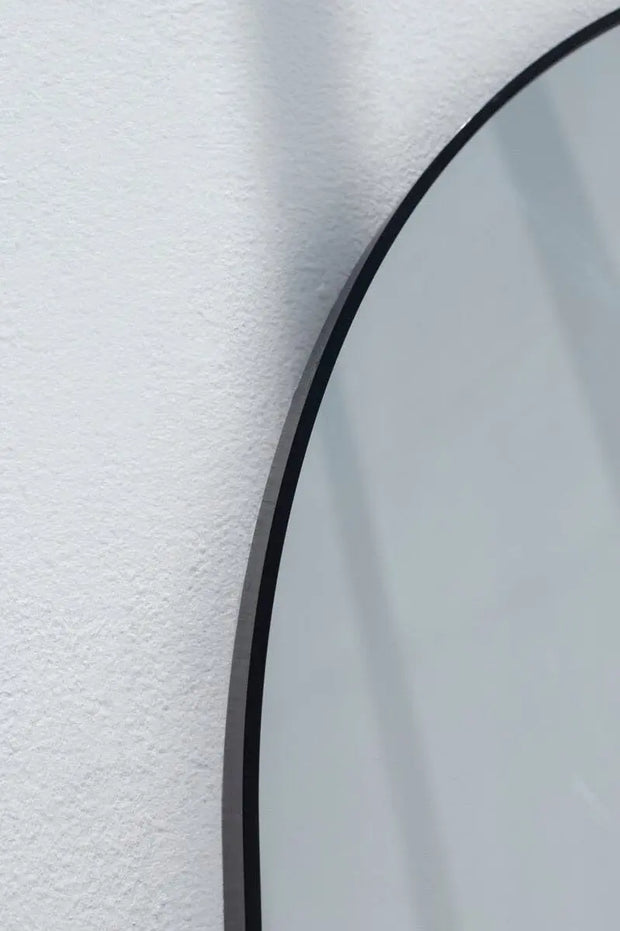 Miroir Mural Arqué Noir - Modernista Maroc