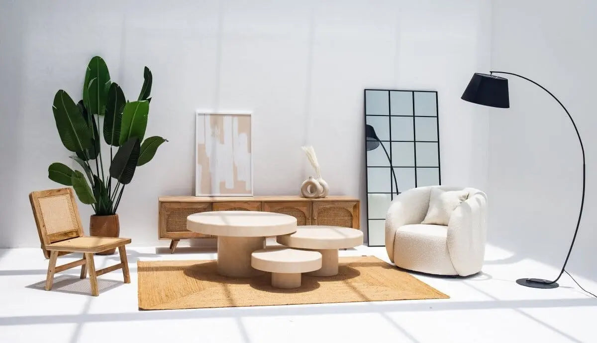 Grand Miroir Noir Structuré - Dimensions 180 x 80 cm