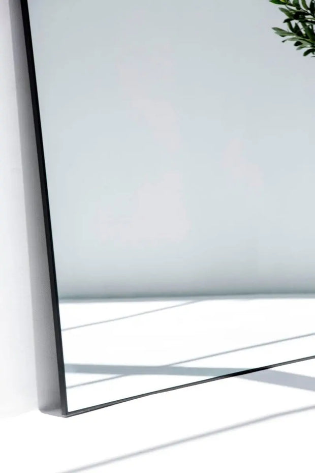 Miroir Métal Rectangulaire Noir Zara en Pleine Longueur - Modernista Maroc