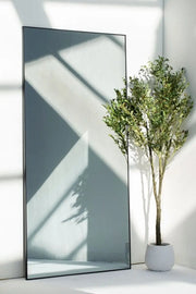 Miroir Métal Rectangulaire Noir Zara en Pleine Longueur - Modernista Maroc