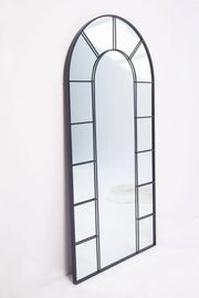 Miroir Arqué noir avec Cadre Divisé ( 4 Dimensions )