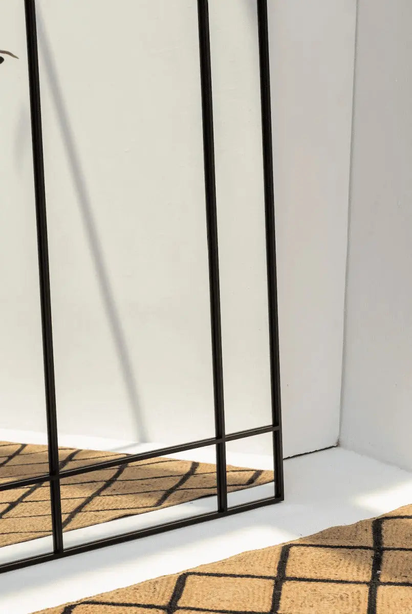 Miroir Fenêtre Rectangulaire Noir - Modernista Maroc