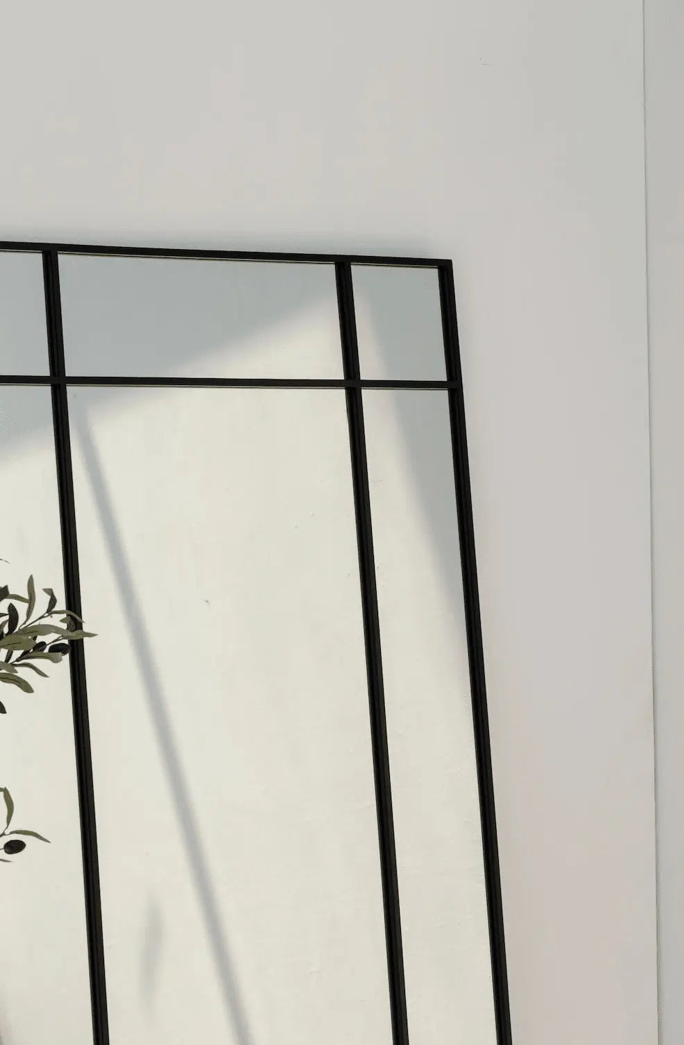 Miroir Fenêtre Rectangulaire Noir - Modernista Maroc