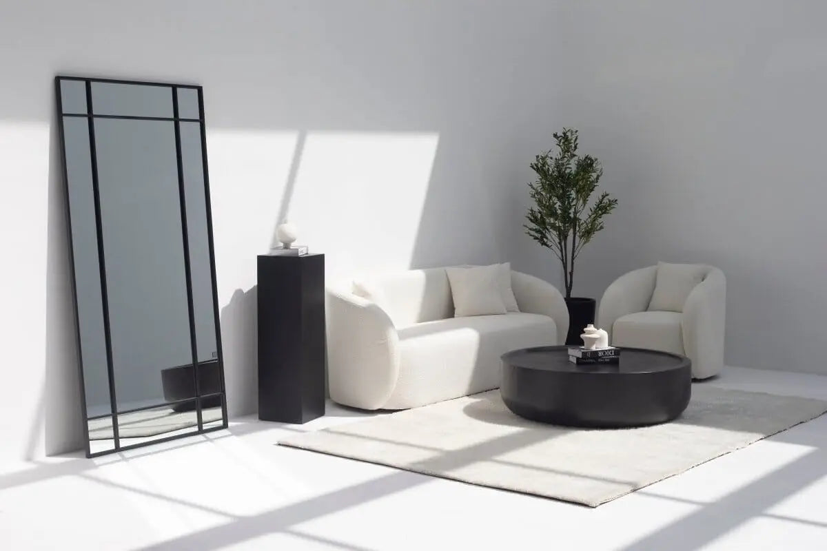 Miroir Fenêtre Rectangulaire Noir - Modernista Maroc