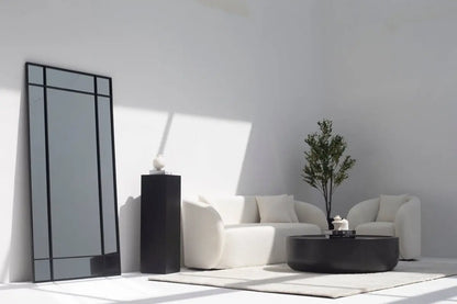 Miroir Fenêtre Rectangulaire Noir - Modernista Maroc