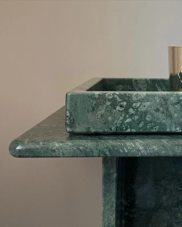 Console en Marbre Vert Guatemala - Modernista Maroc