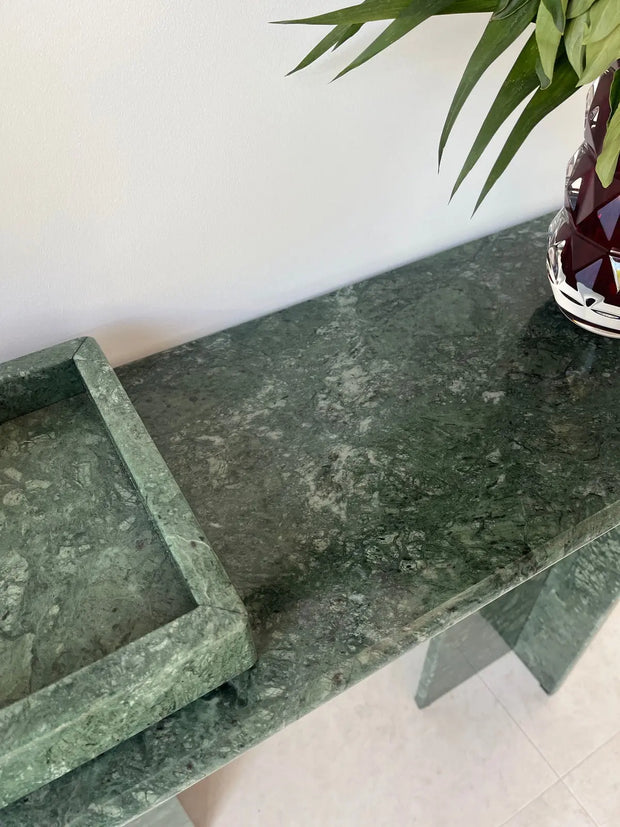 Console en Marbre Vert Guatemala - Modernista Maroc